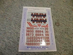 Microscale Decals 48-28 Vmv Diesel Locos Pacucahbilt Gp 35/36 Sheets A27. Fixed Price $11.99.