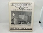 Nib Magnuson Models Scale Mercury Shoe Factory Structure Kit #M512. Fixed Price $49.99.