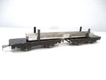 Marx Rail Carrier Cars Pair With Prewar O Gauge X8008. Fixed Price $199.00.