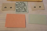 Ho Scale Champ, Great Northern Box Car Decals #GN39392. Fixed Price $12.00.