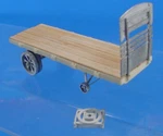 O/ON3/ON30 1/48 Wiseman OKT-32 Fruehauf Flat Bed Trailer With Stake Pockets Kit. Fixed Price $29.95.