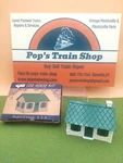 Vintage Plasticville, Usa Cape Cod House Kit Green # HP-9 W/ Original Box. Fixed Price $18.75.