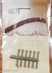 Precision Scale #48279 Lift Rings, For .040" Wire (brass Castings). Fixed Price $7.80.