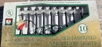 Vtg 1989 Set Of 10 Old Fashioned Streetlamp Lights Kurt Adler Santas World Works. Fixed Price $10.89.