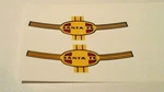 Lionel 2333,43,53,83 Santa Fe Aa F-3 Nose Clear Waterslide (package Of 2) Look!. Fixed Price $9.00.