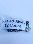 12 Lionel 530-40 Rivets For Lamp Bracket Gp 7 & 9 Total. Fixed Price $6.75.