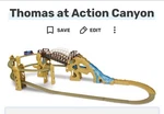 Thomas & Friends Trackmaster Motorized At Action Canyon Set R8681 (no Box. Fixed Price $59.99.