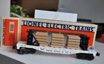 Nos Lionel 6-16379 Northern Pacific Flatcar W/ Wood Load 1993 Read Descript. Fixed Price $19.99.