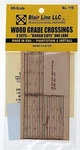 Blair-line One-lane Rough Cut Wood Grade Crossing (3) Ho Scale Model Railroad. Fixed Price $5.76.