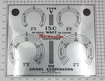 Lionel V-107 Sticker Transformer Nameplate. Fixed Price $7.00.