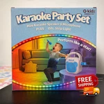 Kidz Gabba Karaoke System Blue Hd Sound Led Mic Strip Light Remote - New. Fixed Price $29.99.
