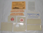 Scale Champ Decals OB-155 Pennsylvania Merchandise Service Box Car. Fixed Price $12.00.