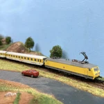 Measuring Train, Br 120 Locomotive, + Pilot Car, Db, Ep Vi -. Fixed Price $270.10.