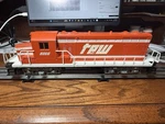 Lionel Gauge 8066 GP-20 Tp&w Toledo Peoria Western Diesel Locomotive. Fixed Price $95.00.