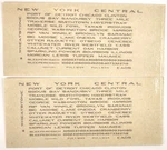 Champ Ho Scale Decal #PH-33 New York Central Passenger Car Alum/gray Lettering. Fixed Price $8.99.