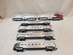 American Flyer Santa Fe 360 Unit & 364 B With Aluminum Passenger Cars. Fixed Price $234.99.