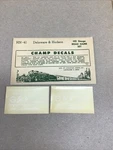 Champ Decals Ho Scale HN-41: Delaware & Hudson Road Name Set White. Fixed Price $8.00.