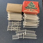 Vintage Bachmann Christmas Fence And Gate Style FG-12 Original Box 35 Pc. Fixed Price $50.00.