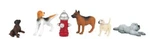 Bachmann Scenescapes Dogs With Fire Hydrant PKG(6) 33158. Fixed Price $22.98.
