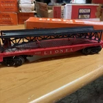 Lionel 6825 #1 Flat Car-w-tressel Bridge BLT'59-62 Original Box. Fixed Price $50.00.