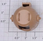 Lionel 3520-19 Tan Searchlight Housing Hood Only. Fixed Price $6.00.