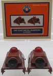 Lionel 6-62283 And 0-27 Scale Die-cast Metal Illuminated Bumpers (box Of 2) Ln. Fixed Price $19.19.