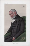 Antique Vanity Fair Litho Of Baron Lionel Nathan De Rothschild, 1877. Fixed Price $40.00.