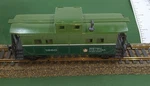 Ho Scale Center-cupola Caboose Car Green British Columbia Atsf 1860 Life-like. Fixed Price $15.00.