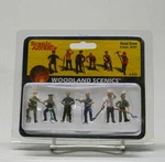 Woodland Scenics A2761 Crew Figures (6) Gauge People Railroad WDS2761 New. Fixed Price $22.84.