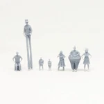 Circus People Kit For Model Train Scenery Ho Scale. Fixed Price $8.35.