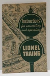 Lionel 926-51 1951 Instructions For Assembling & Operating Trains Booklet. Fixed Price $9.75.