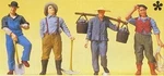 Preiser 65343 Scale Working People PKG(4) Us Railway Workers Steam. Fixed Price $61.99.