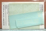Walthers Ho Scale Swift Refrigerator Car Decal Set # 1242. Fixed Price $7.20.
