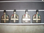 Set Of Four Lionel #222 Prewar Standard Gauge Switch Controllers. Fixed Price $49.99.