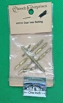 Chooch Enterprises Scale #5112 "cast Iron" Railing Kit, 6 Pc. Brass -see Below. Fixed Price $7.50.