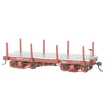 Bachmann 26511 18 Ft. Flat Car - Oxide Red, Data Only (2 Per Box) ON30 Scale. Fixed Price $74.99.
