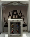 Hallmark Keepsake Stand Howl-o Ween House & Famous Faces Disney Ornaments. Fixed Price $68.50.