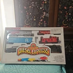 Vintage Bachmann Diesel Express Ho Electric Train Set Lighted Locomotive Box. Fixed Price $74.95.