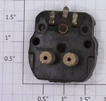 Lionel 671M-5 Black Atomic Brush Plate Without Jack Plugs. Fixed Price $10.00.