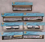 Athearn Collection Ho Gauge Amtrak Amtrack Passenger Cars + Locomotive Set Of 7. Fixed Price $235.00.