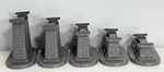 Mth Rail King 5 Graduated Trestles Pier From Real Trax 40-1033 Set. Fixed Price $17.87.
