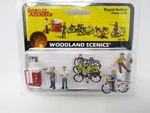Woodland Scenics A2752 Bicycle Buddies Kids Bikes Soda Machine Figure Set. Fixed Price $29.99.