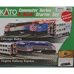 Kato 106-0031 MP36PH Commuter Train Starter Set Metra Scale. Fixed Price $234.99.
