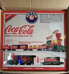 Lionel 6-30166 Coca-cola 125TH Anniversary Vintage Steam Set Gauge Nib Sealed. Fixed Price $350.00.