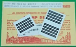 Champ Decals Ho #X-9 Bugboard Numbers, White On Black Stencil Style More Below. Fixed Price $5.99.