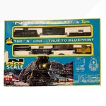 Vintage Ahm Lima Scale Minitrain Set Santa Fe Diesel Freight Cars Power Pack. Fixed Price $125.99.