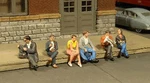 Bachmann Platform Passengers Scenescapes PKG(6) Seated 33161. Fixed Price $22.98.