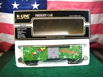 K-line K641-7401 Gauge 1996 Classic Christmas Box Holiday Car! Nib. Fixed Price $19.99.