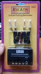 Rail King 30-11021 Flashing Arricades New Pack O Scale Lqqk. Fixed Price $35.00.