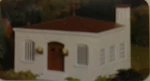 Bachmann Plasticville #45609 Scale Police Station With Car New In Box. Fixed Price $19.99.